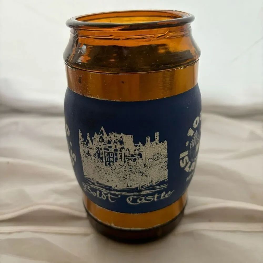 Bolst Island 1000 Islands New York Brown Barrel Souvenir Mug